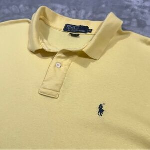 Polo Ralph Lauren Polo Shirt Mens XXL Yellow Made in USA Vintage